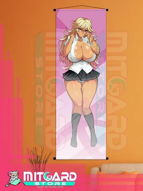GAKUEN NO IKENIE Shoko wall scroll fabric or Adhesive Vinyl poster - Fabric poster WITH plastic pole / 50cm x 150cm - 1